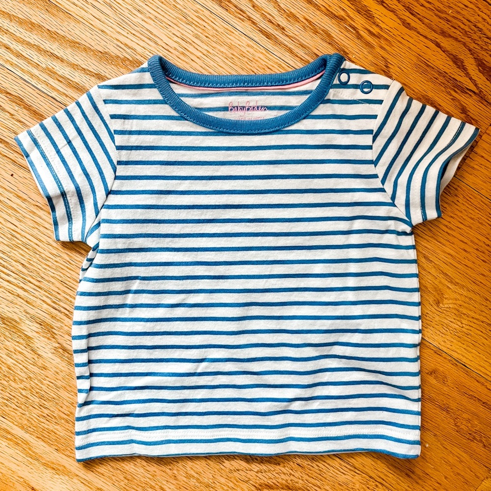 Baby Boden Striped Tee Size 3-6 M